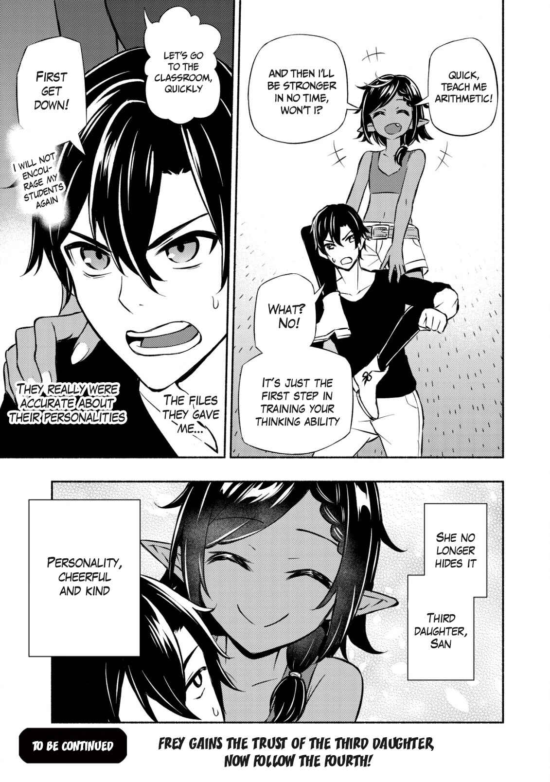 Page 27 Chapter 4 Maou Reijou no Kyouiku Gakari ~Yuusha Gakuin wo Tsuihou Sareta Heimin Kyoushi wa Maou no Musume-Tachi no Katei Kyoushi to Naru~