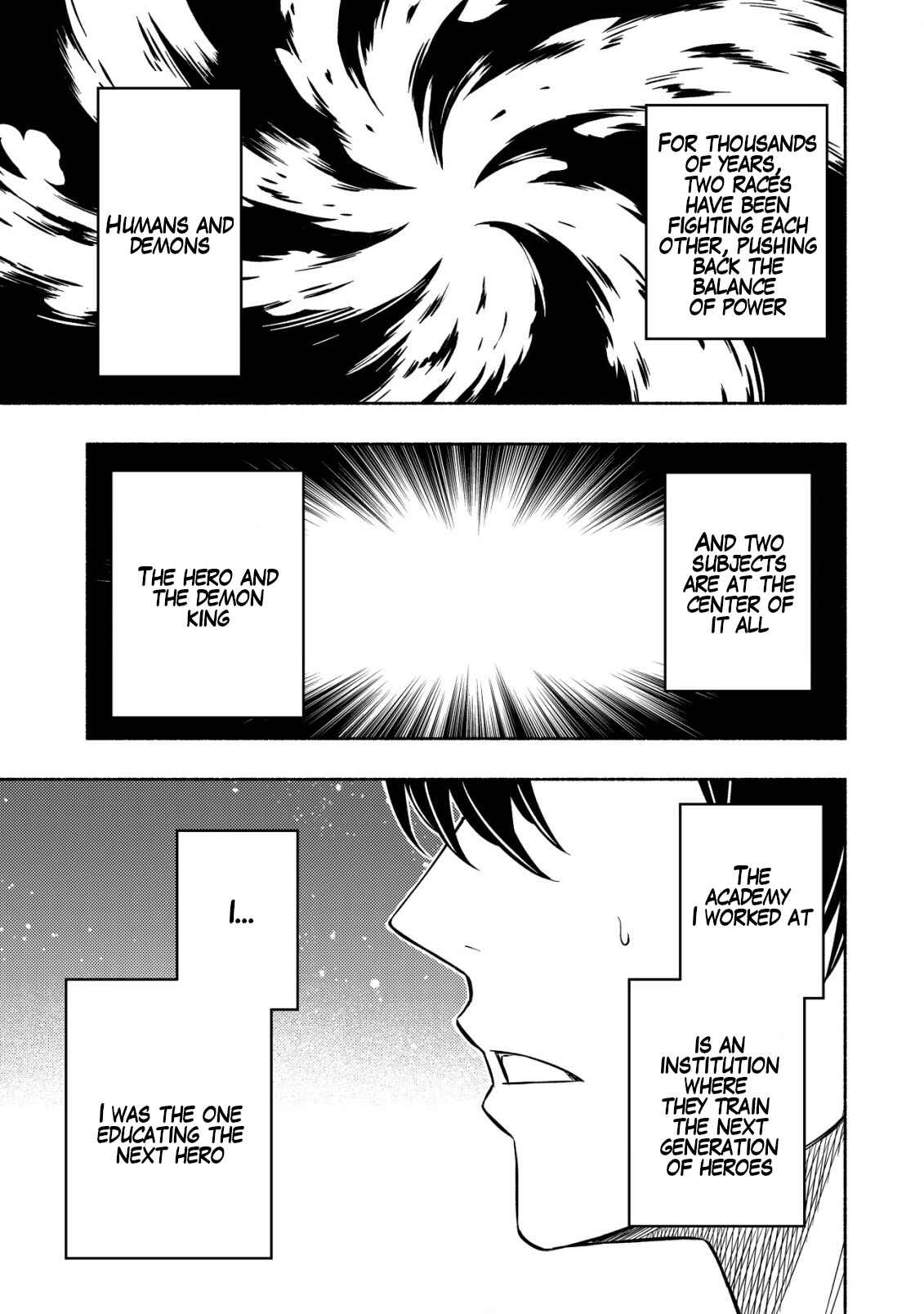 Page 1 Chapter 3 Maou Reijou no Kyouiku Gakari ~Yuusha Gakuin wo Tsuihou Sareta Heimin Kyoushi wa Maou no Musume-Tachi no Katei Kyoushi to Naru~