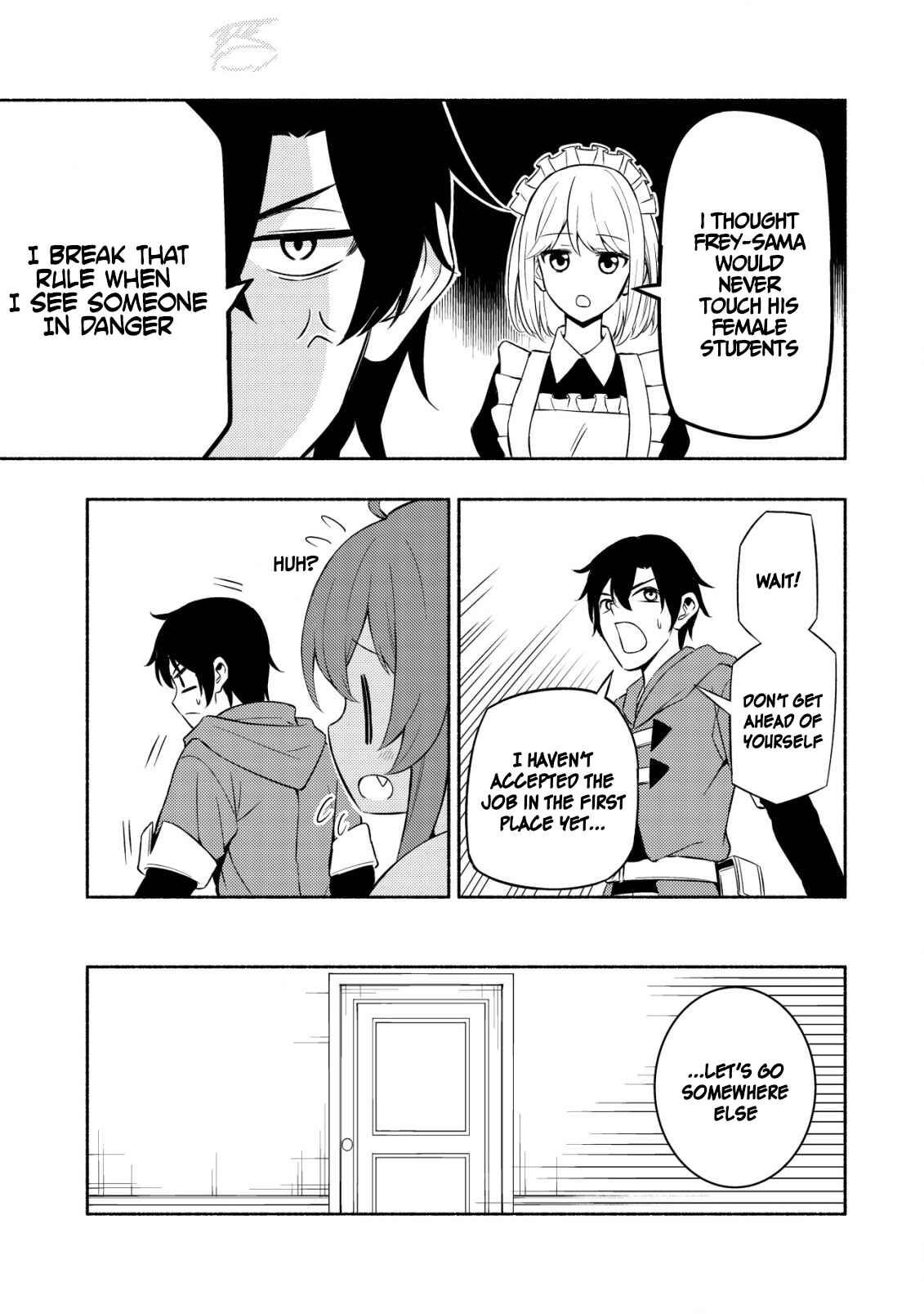 Page 16 Chapter 3 Maou Reijou no Kyouiku Gakari ~Yuusha Gakuin wo Tsuihou Sareta Heimin Kyoushi wa Maou no Musume-Tachi no Katei Kyoushi to Naru~