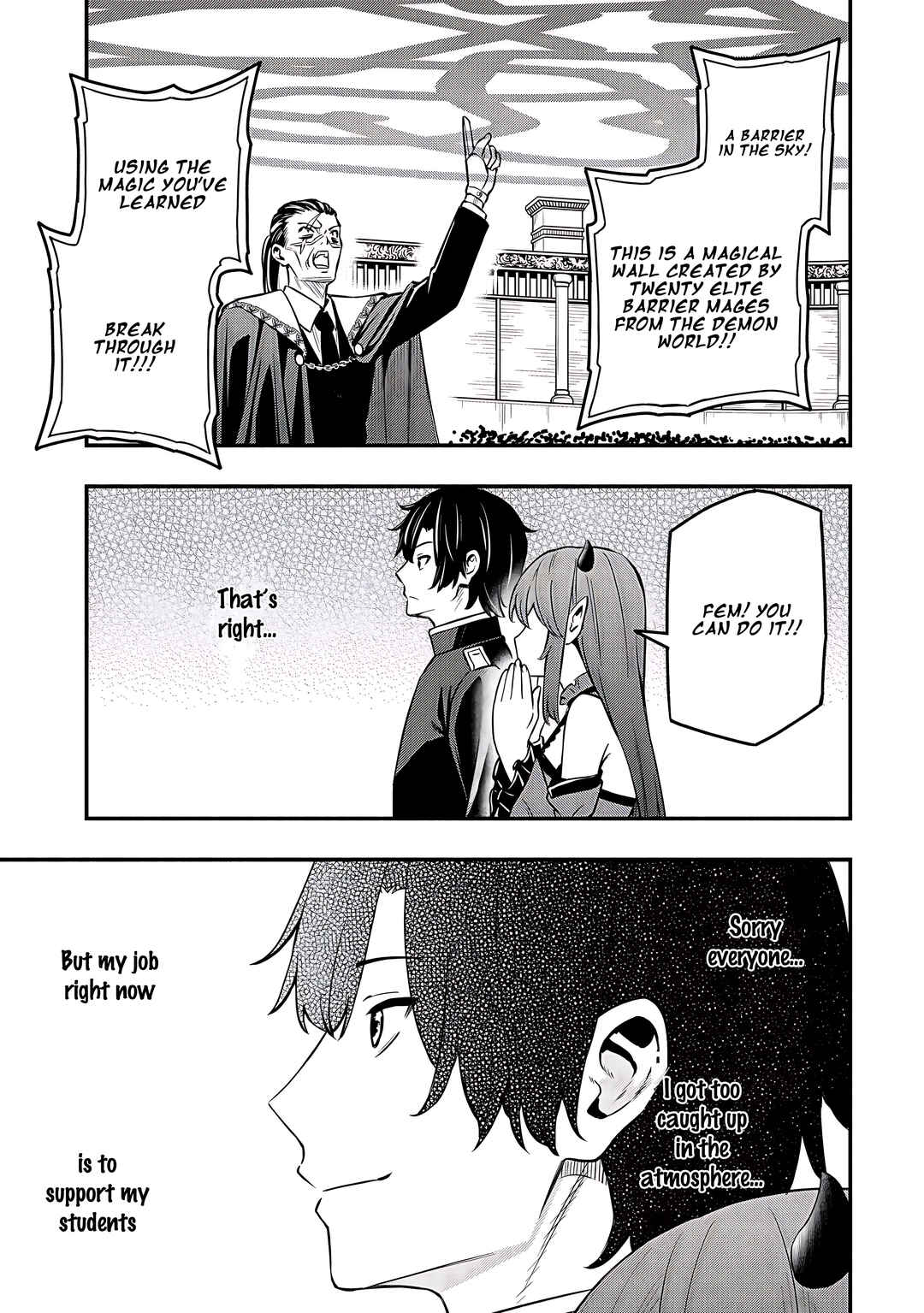 Page 22 Chapter 25 Maou Reijou no Kyouiku Gakari ~Yuusha Gakuin wo Tsuihou Sareta Heimin Kyoushi wa Maou no Musume-Tachi no Katei Kyoushi to Naru~