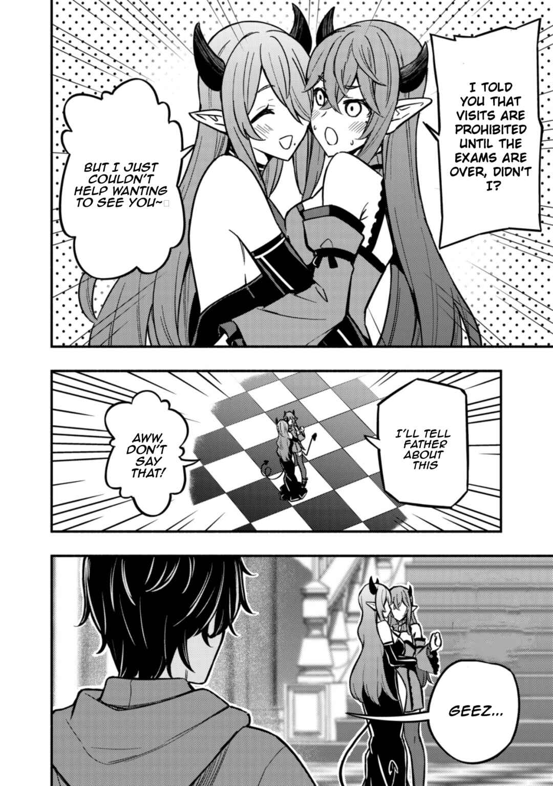 Page 2 Chapter 12 Maou Reijou no Kyouiku Gakari ~Yuusha Gakuin wo Tsuihou Sareta Heimin Kyoushi wa Maou no Musume-Tachi no Katei Kyoushi to Naru~