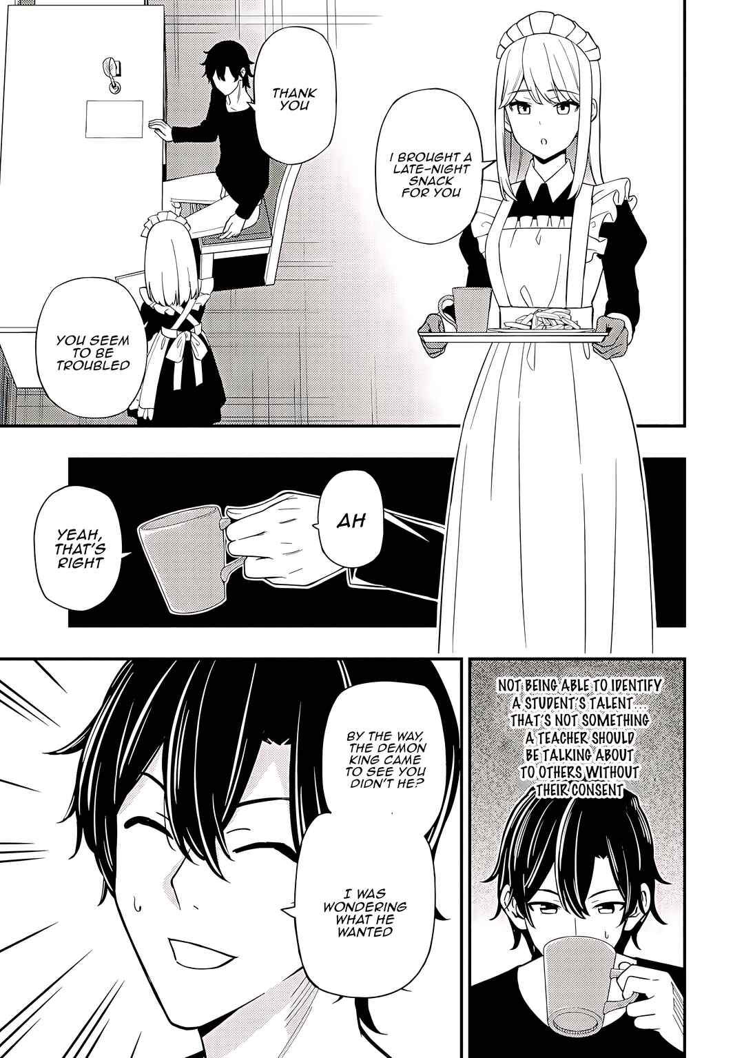 Page 21 Chapter 19 Maou Reijou no Kyouiku Gakari ~Yuusha Gakuin wo Tsuihou Sareta Heimin Kyoushi wa Maou no Musume-Tachi no Katei Kyoushi to Naru~