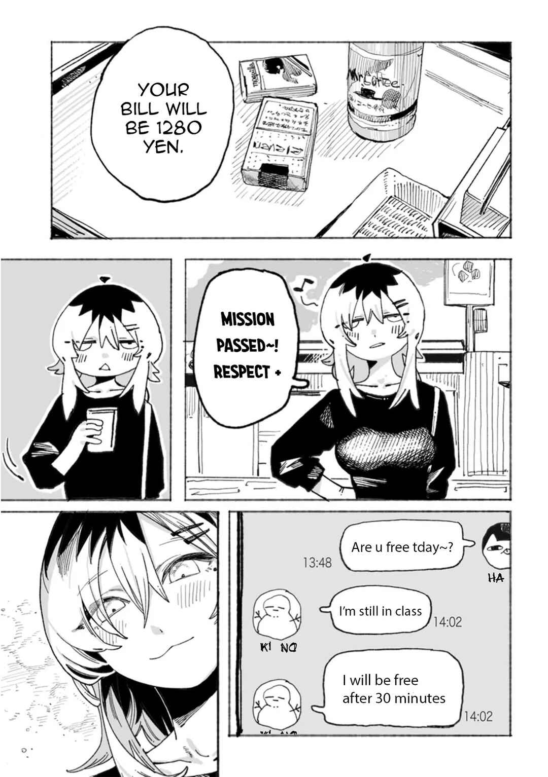 Page 8 Chapter 4 Honjitsu no Urabe-san to