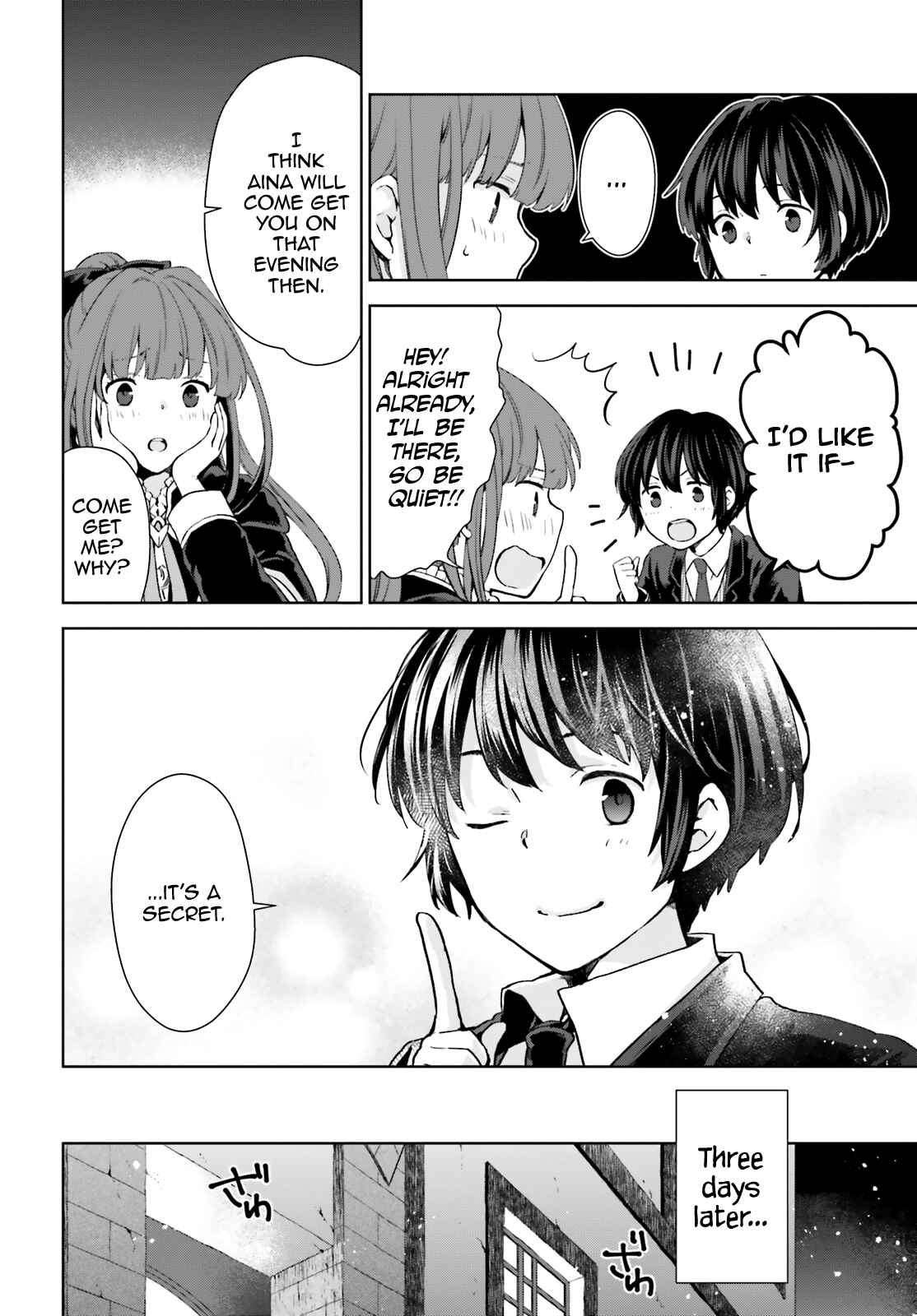 Page 10 Chapter 4 Have a Coffee After School, In Another World’s Café