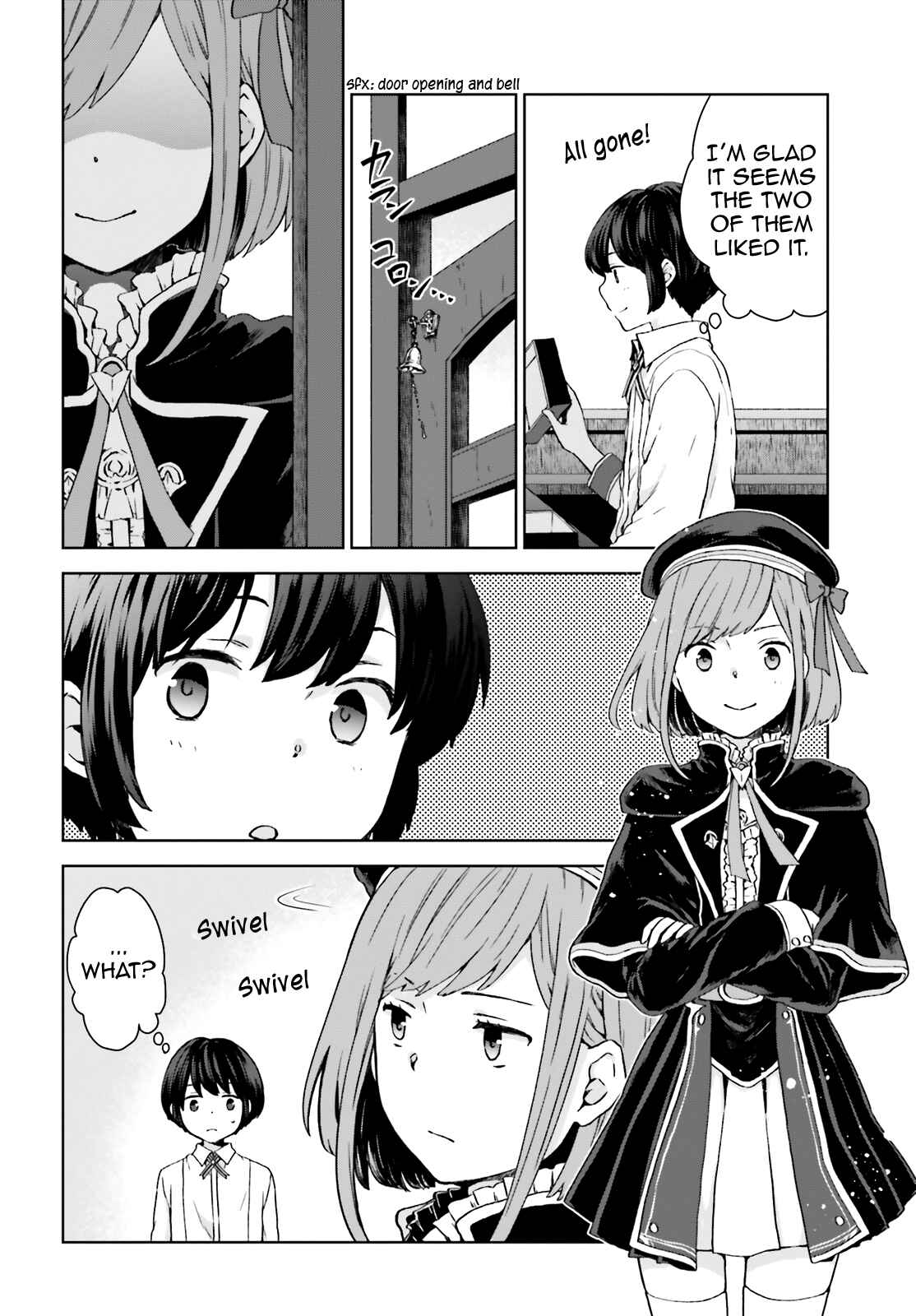 Page 12 Chapter 2 Have a Coffee After School, In Another World’s Café