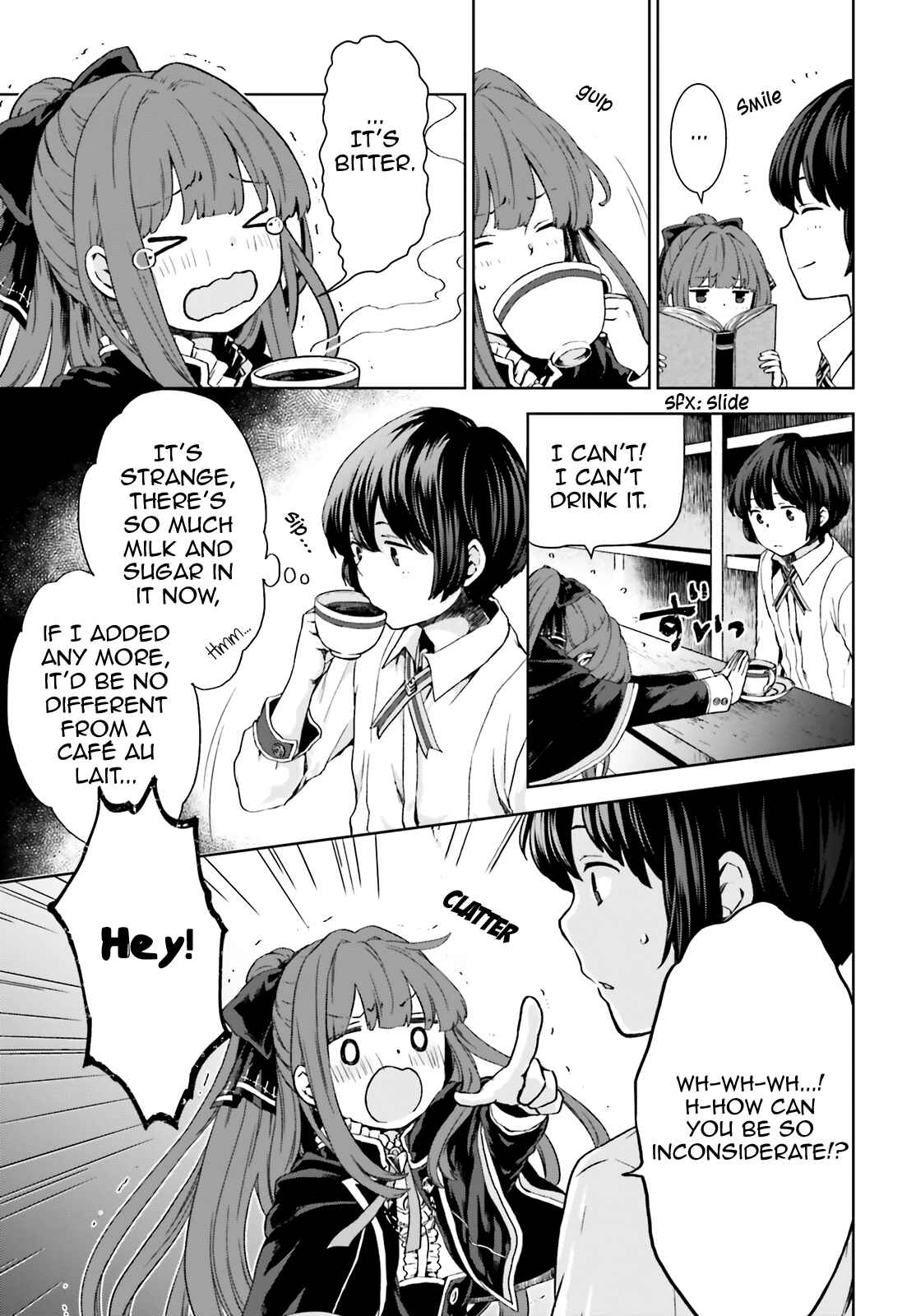 Page 7 Chapter 2 Have a Coffee After School, In Another World’s Café