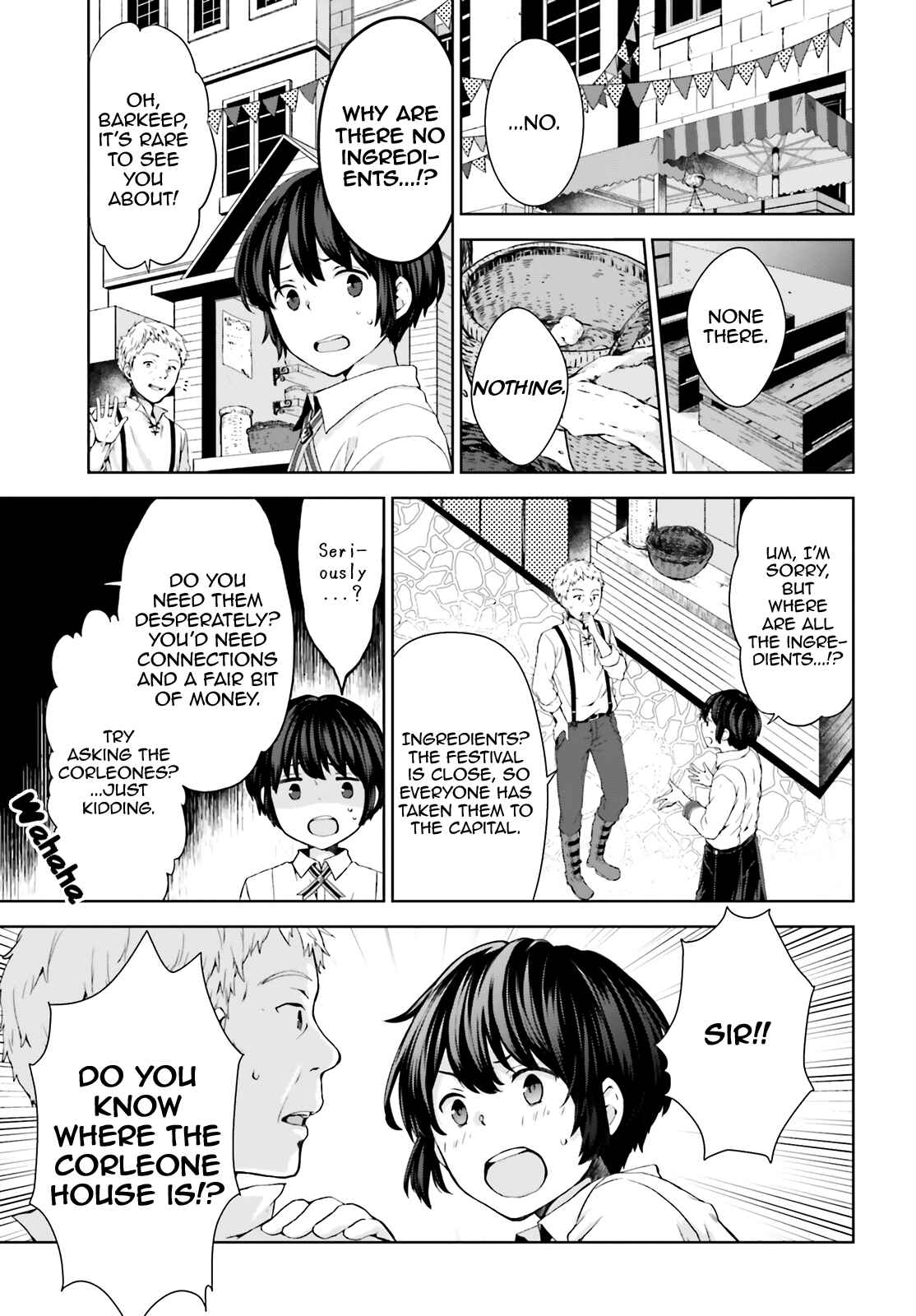 Page 13 Chapter 3 Have a Coffee After School, In Another World’s Café