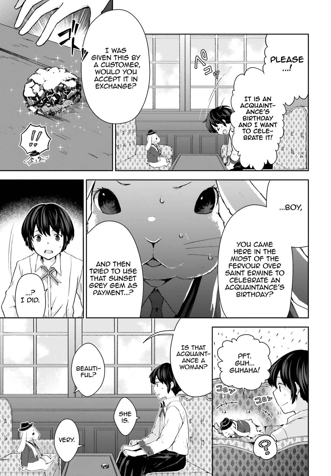 Page 15 Chapter 3 Have a Coffee After School, In Another World’s Café