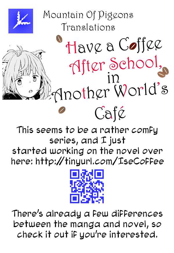 Page 20 Chapter 1 Have a Coffee After School, In Another World’s Café
