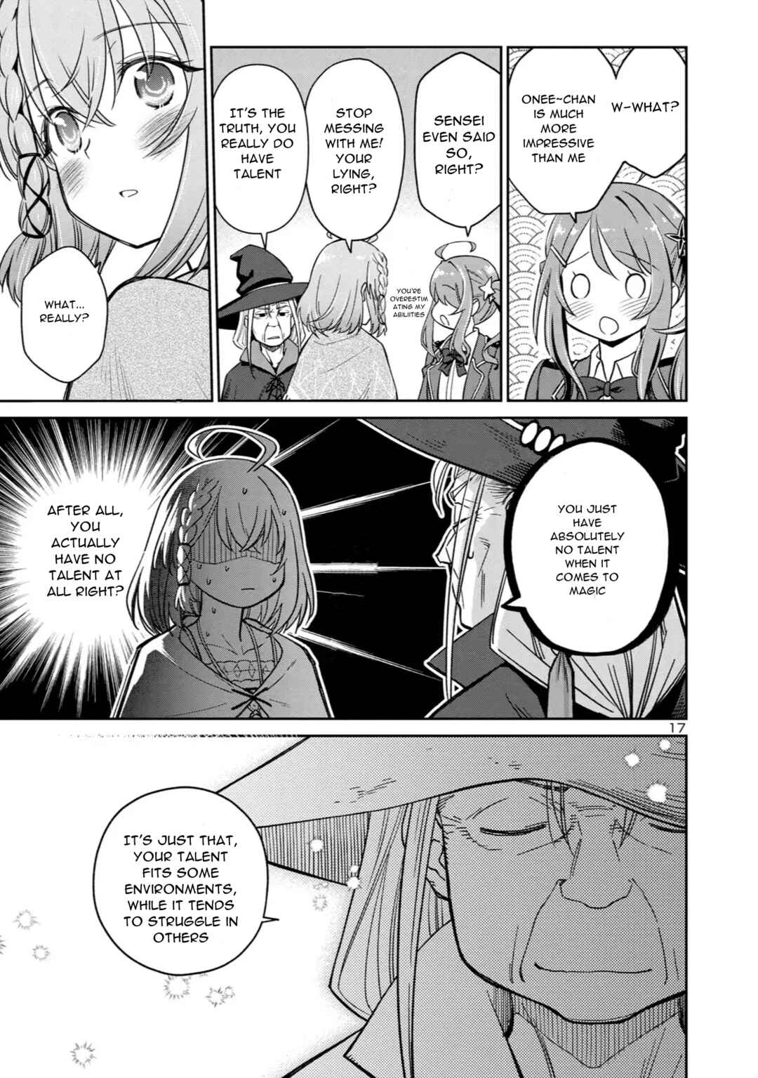 Page 18 Chapter 1 Hikage Majo wa Kizukanai: Mahou Gakuen ni Nyuugaku shita Tensai Imouto ga, Ane wa Motto Sugoi to Iifurashiteita Nante