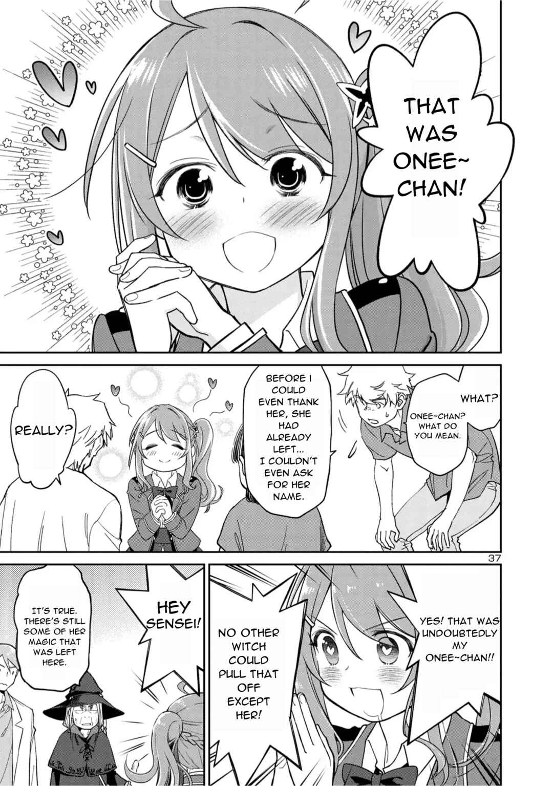 Page 38 Chapter 1 Hikage Majo wa Kizukanai: Mahou Gakuen ni Nyuugaku shita Tensai Imouto ga, Ane wa Motto Sugoi to Iifurashiteita Nante