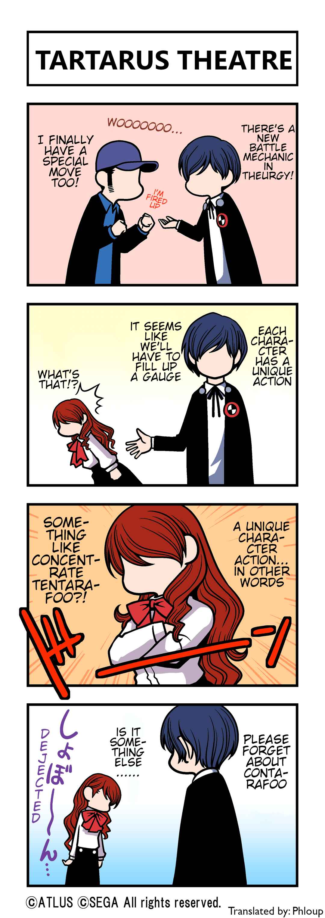 Page 1 Chapter Unknown_d3ac Tartarus Theater - Persona 3 Reload Promotional Comic