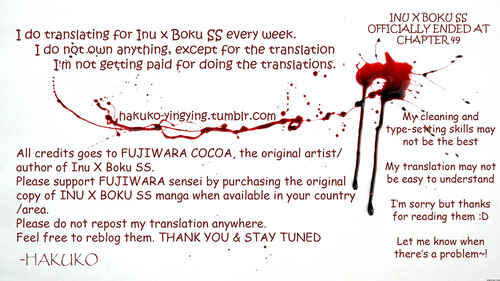 Page 35 Chapter 36.1 Inu x Boku SS
