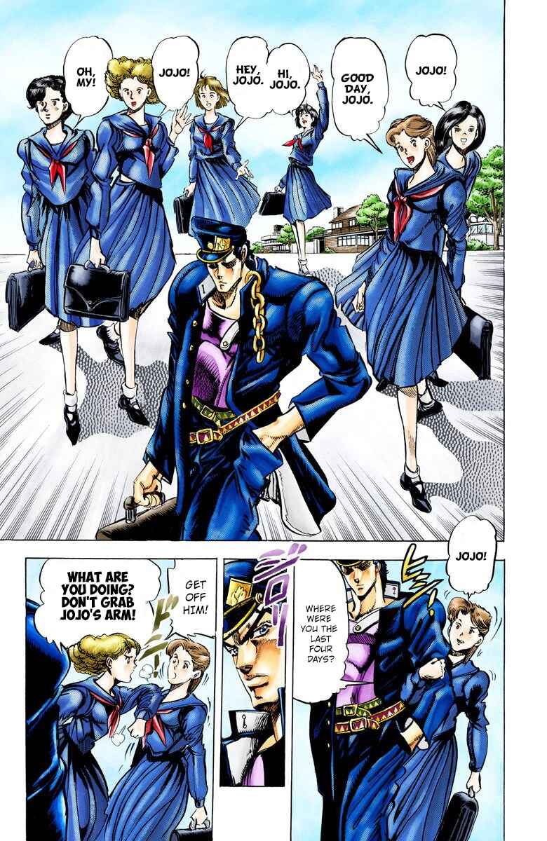 Page 14 Chapter 4 JoJos Bizarre Adventure, Part 3: Stardust Crusaders (Official Colored)
