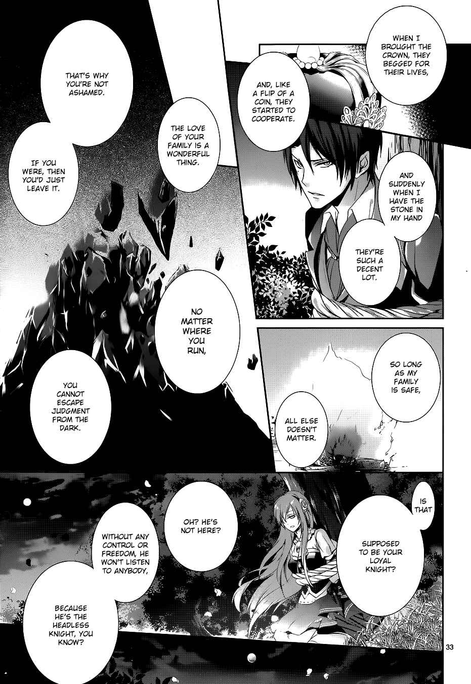 Page 35 Chapter 3 Obito no Hime to Kubinashi Kishi