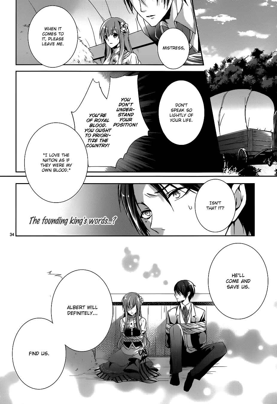 Page 36 Chapter 3 Obito no Hime to Kubinashi Kishi