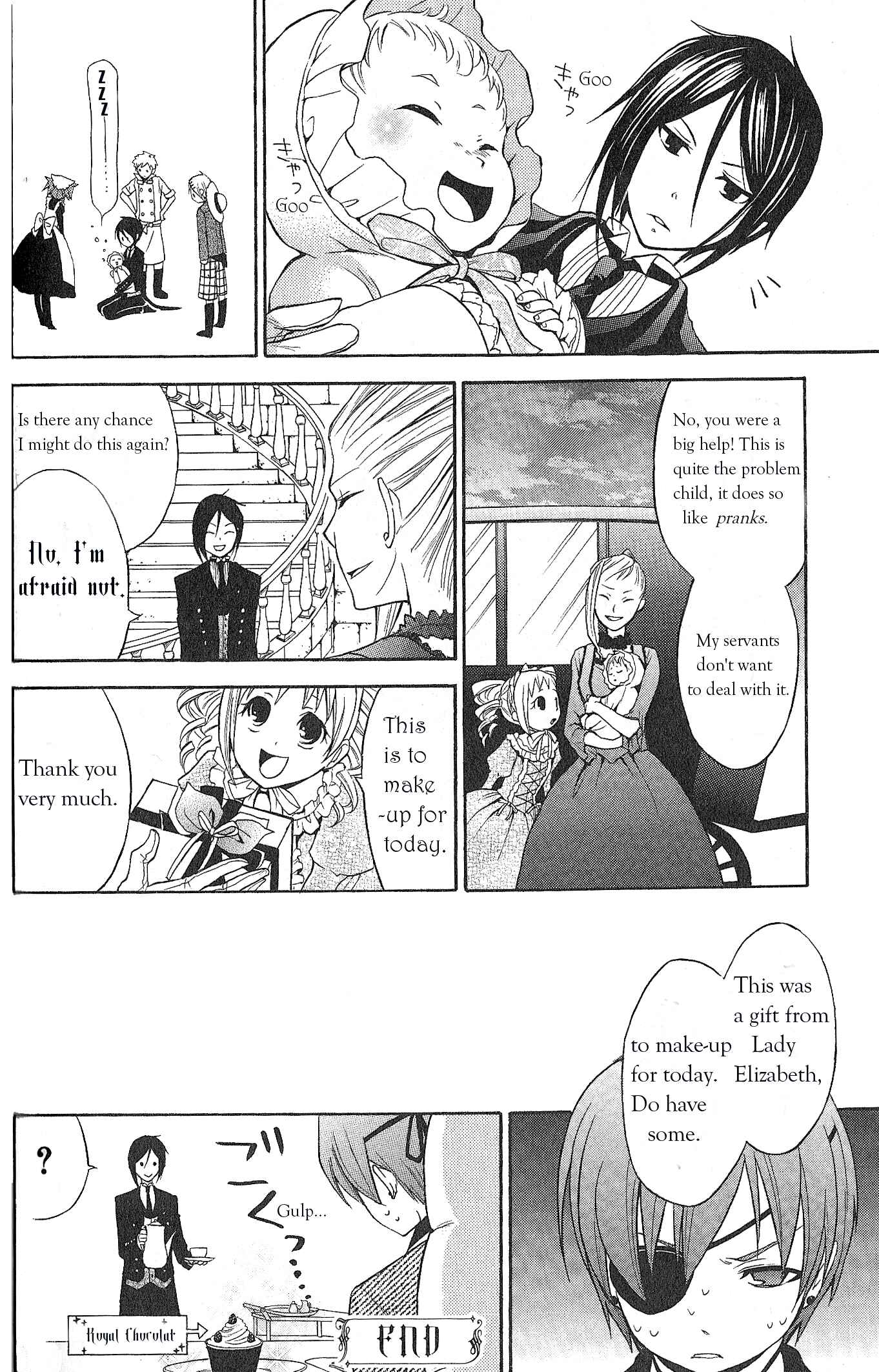 Page 12 Chapter 5 Black Butler Anthology Comic