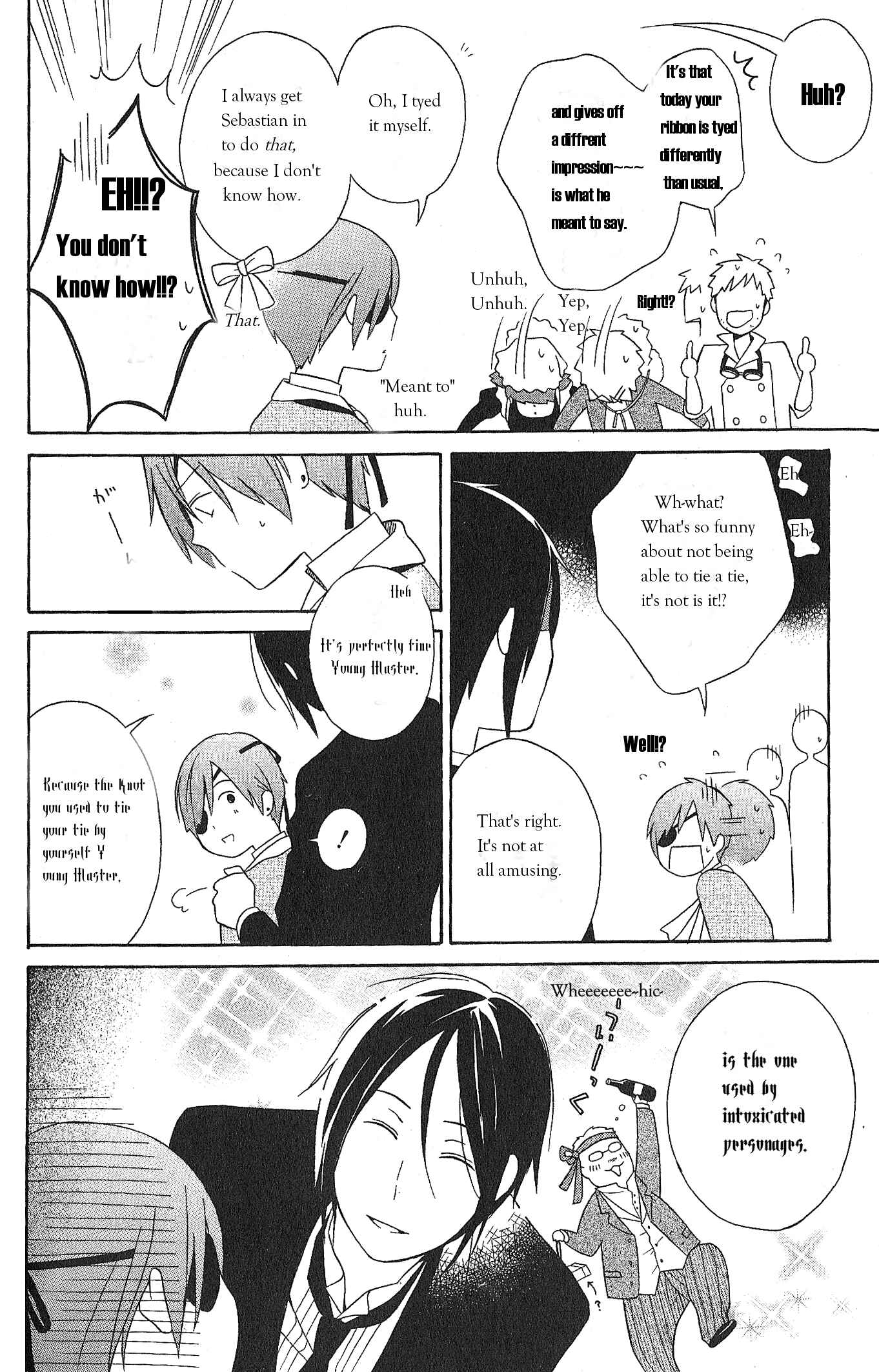 Page 4 Chapter 3 Black Butler Anthology Comic