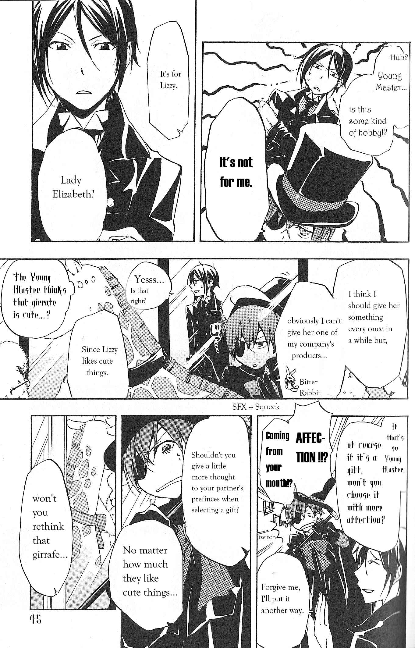 Page 3 Chapter 4 Black Butler Anthology Comic