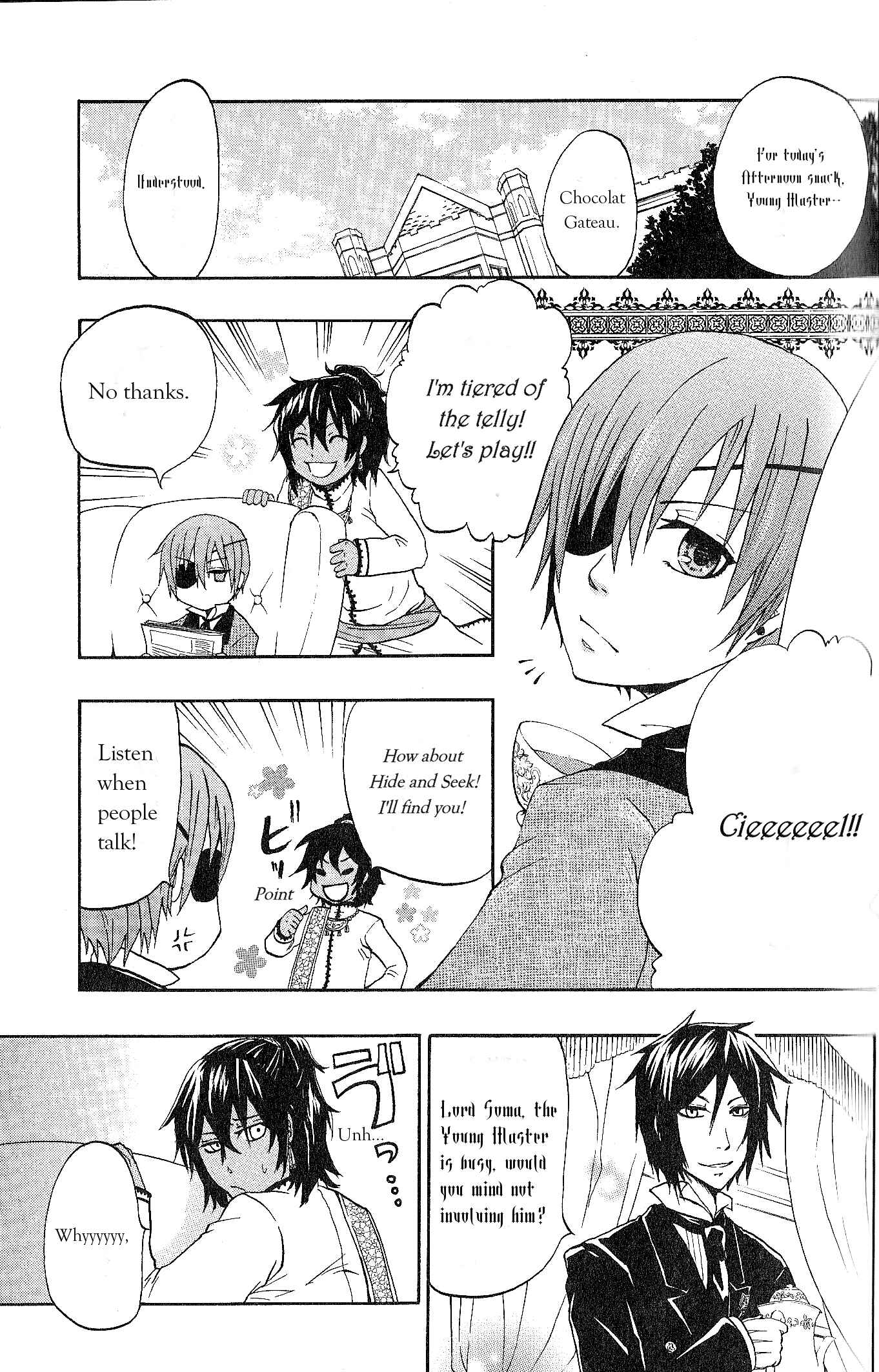 Page 3 Chapter 9 Black Butler Anthology Comic