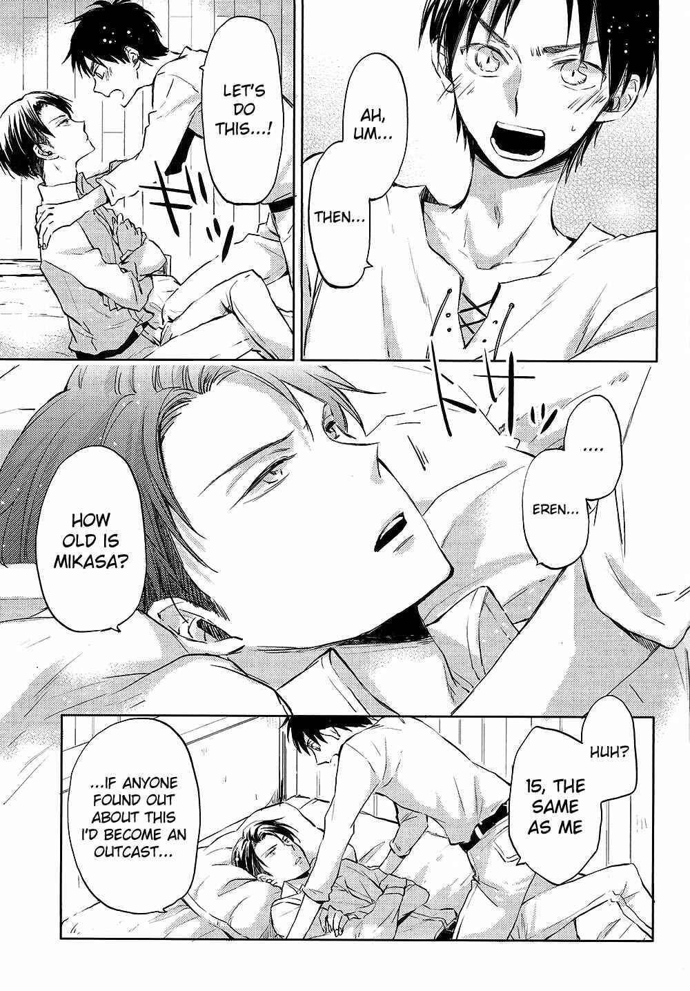 Page 15 Chapter Unknown_2466 Shingeki no Kyojin - Ryoute ni Saikyou (Doujinshi)