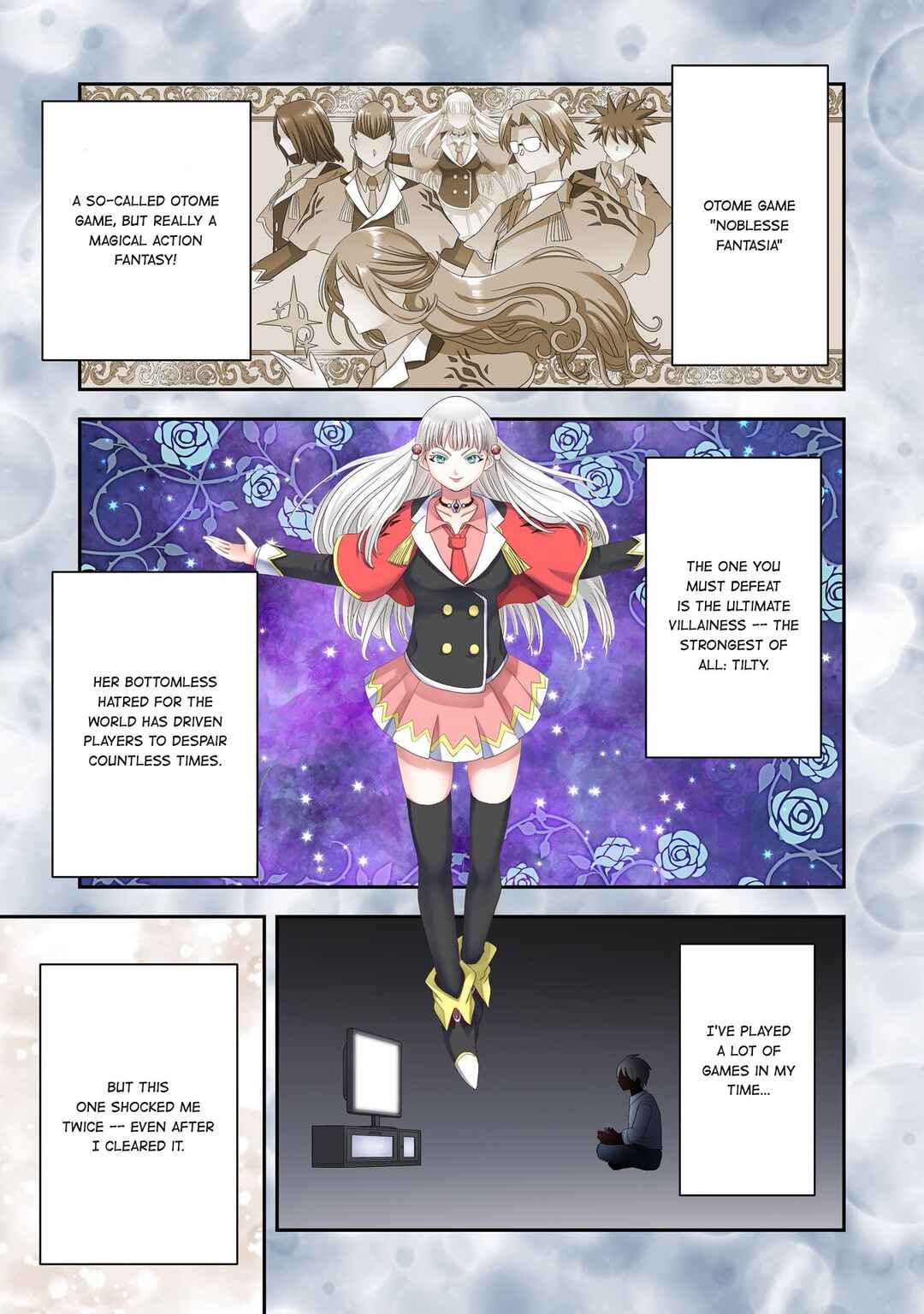 Page 2 Chapter 1.1 Mahou ga Tsukaenai Mob Character ni Tenseishita kedo, Ore dake Tsukaeru Saikyou Kengi de Nariagaru ~Oshi no Akuyaku Reijou no Ani to Natta Otoko wa Hametsu Flag wo Tatakikiri, Game Sekai de Musousuru~