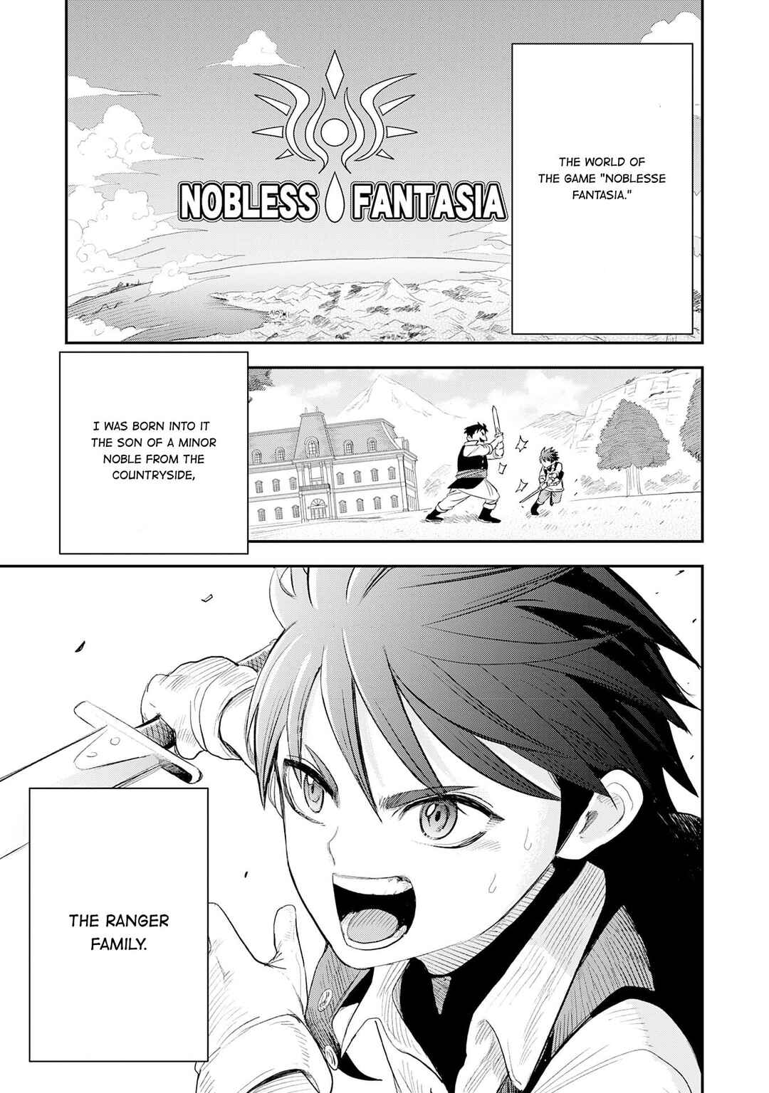 Page 8 Chapter 1.1 Mahou ga Tsukaenai Mob Character ni Tenseishita kedo, Ore dake Tsukaeru Saikyou Kengi de Nariagaru ~Oshi no Akuyaku Reijou no Ani to Natta Otoko wa Hametsu Flag wo Tatakikiri, Game Sekai de Musousuru~