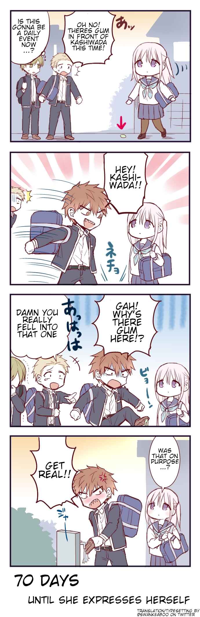 Page 1 Chapter 30 100-nichigo ni Kao ni Deru Kashiwada-san