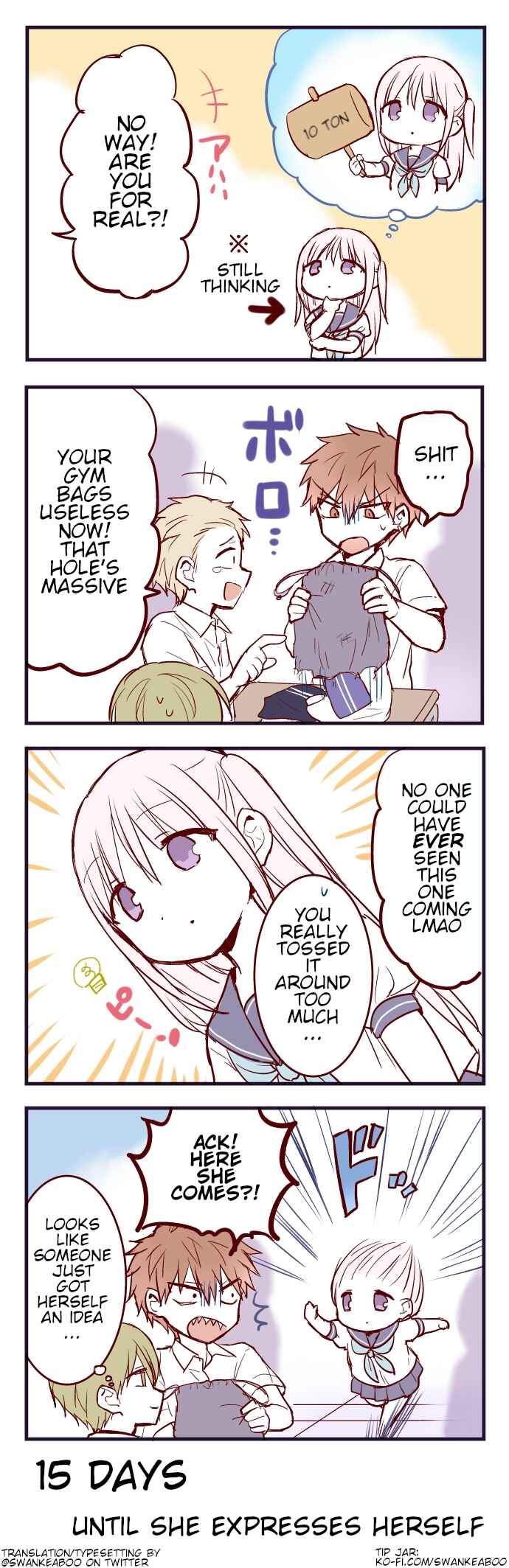 Page 1 Chapter 85 100-nichigo ni Kao ni Deru Kashiwada-san