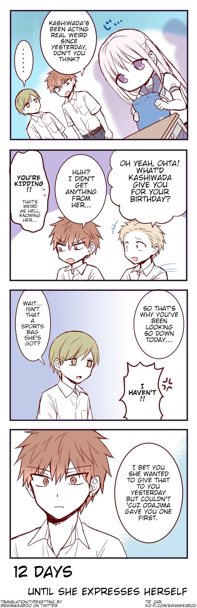 Page 1 Chapter 88 100-nichigo ni Kao ni Deru Kashiwada-san