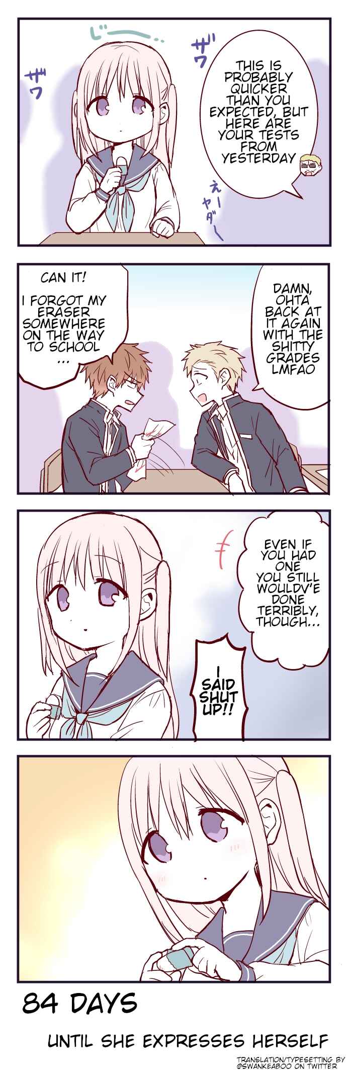 Page 1 Chapter 16 100-nichigo ni Kao ni Deru Kashiwada-san