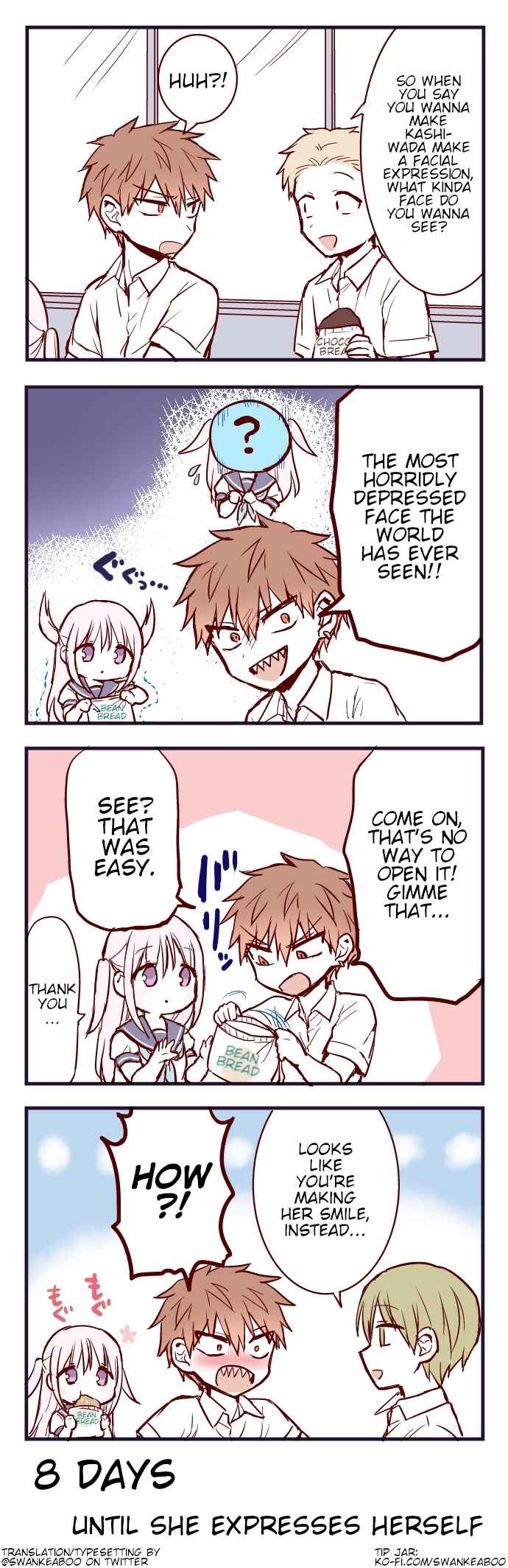 Page 1 Chapter 92 100-nichigo ni Kao ni Deru Kashiwada-san