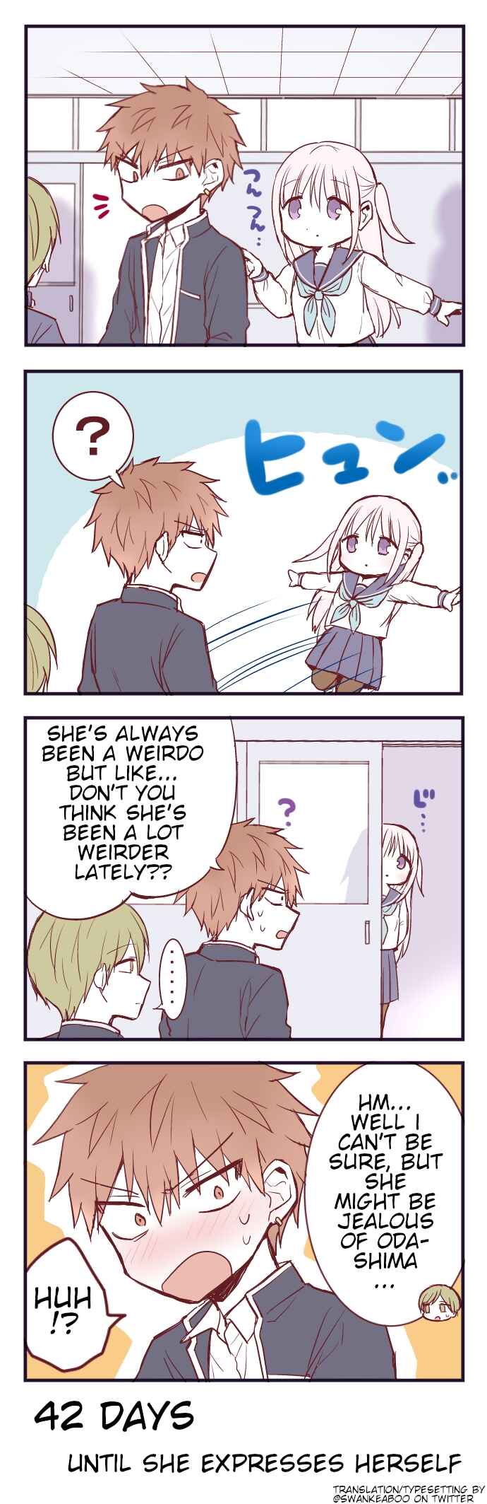 Page 1 Chapter 58 100-nichigo ni Kao ni Deru Kashiwada-san