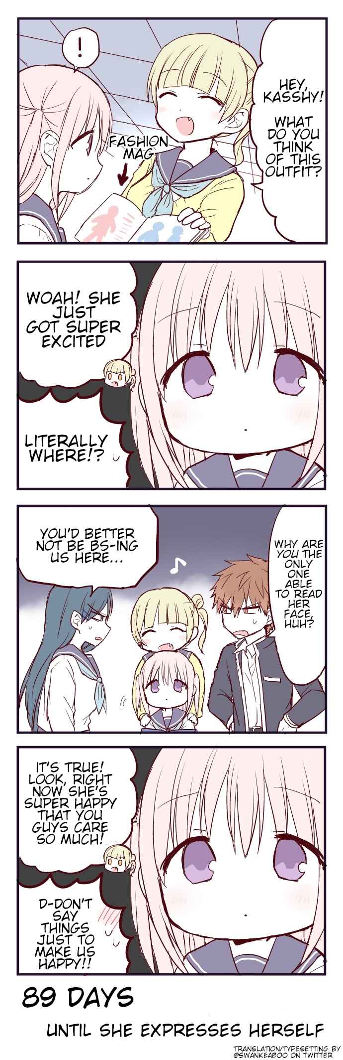 Page 1 Chapter 11 100-nichigo ni Kao ni Deru Kashiwada-san