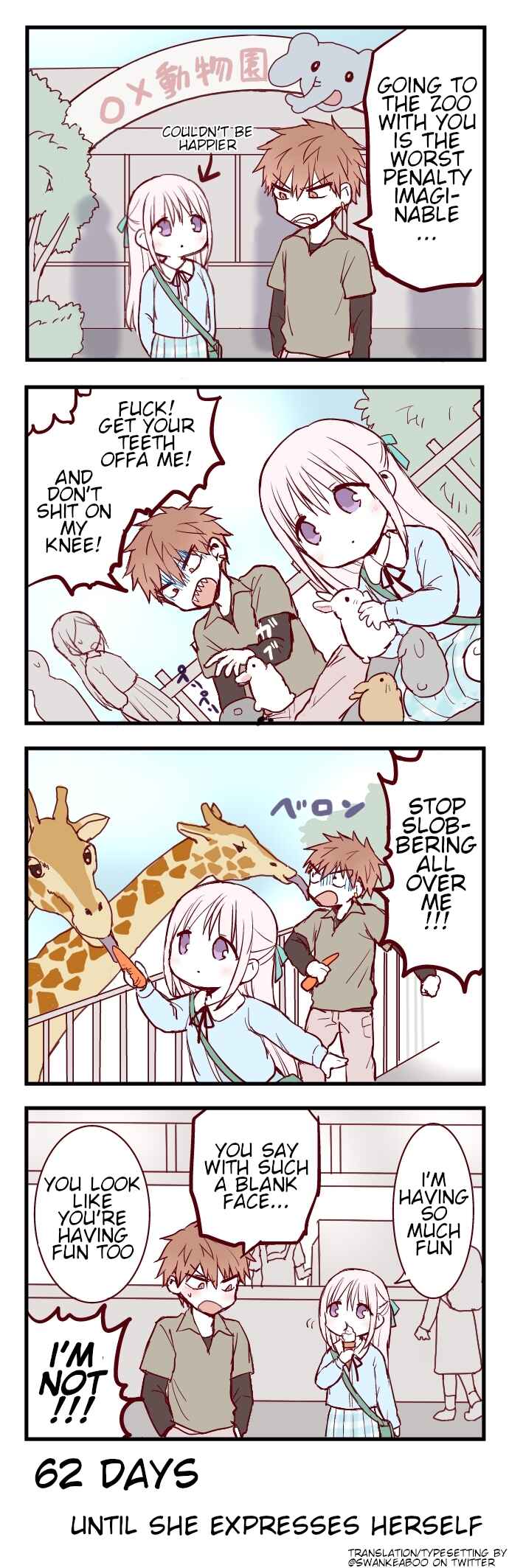 Page 1 Chapter 38 100-nichigo ni Kao ni Deru Kashiwada-san