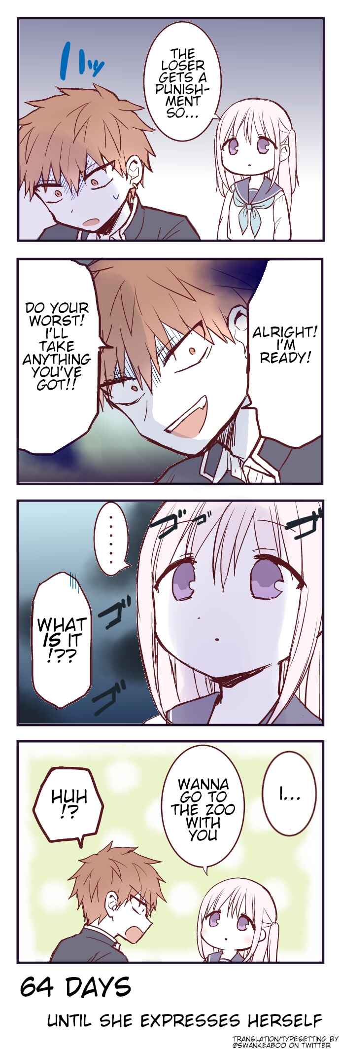Page 1 Chapter 36 100-nichigo ni Kao ni Deru Kashiwada-san
