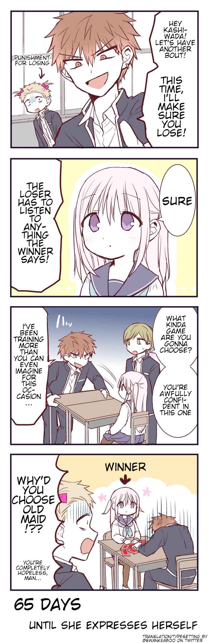 Page 1 Chapter 35 100-nichigo ni Kao ni Deru Kashiwada-san