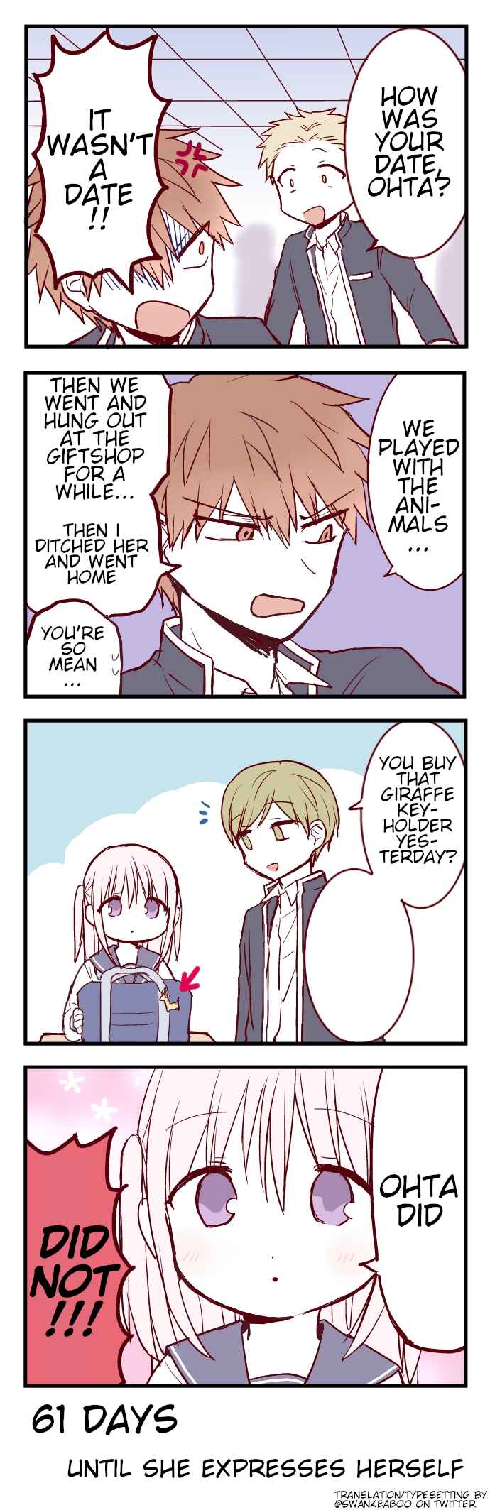 Page 1 Chapter 39 100-nichigo ni Kao ni Deru Kashiwada-san
