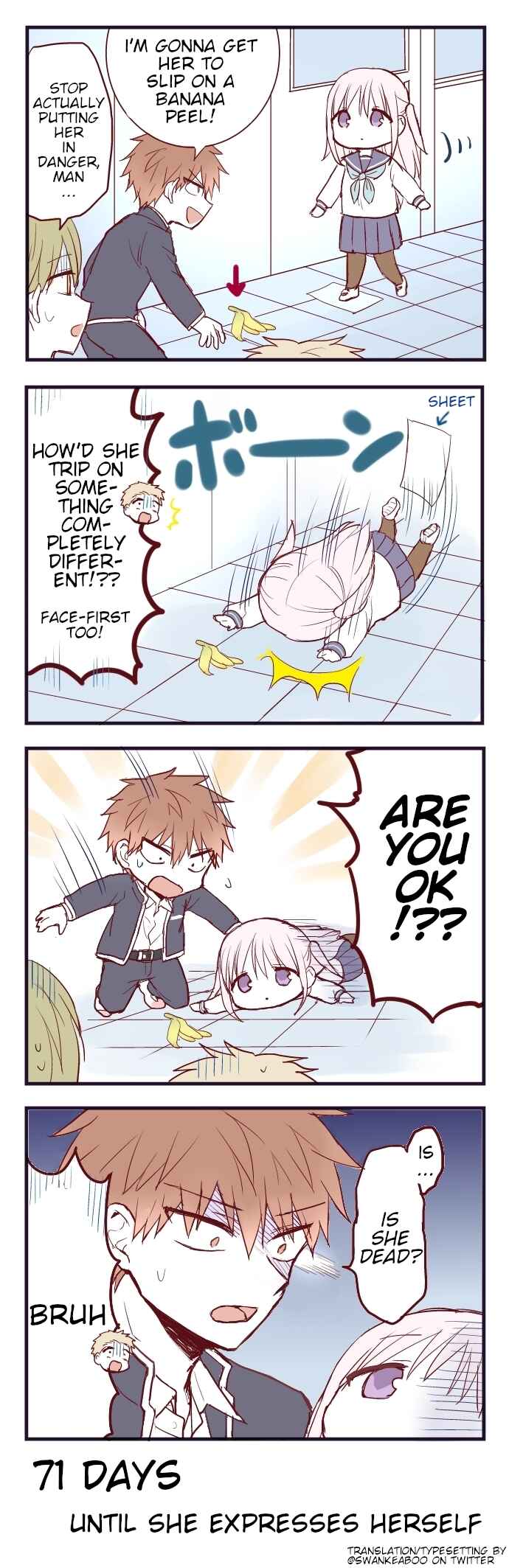 Page 1 Chapter 29 100-nichigo ni Kao ni Deru Kashiwada-san
