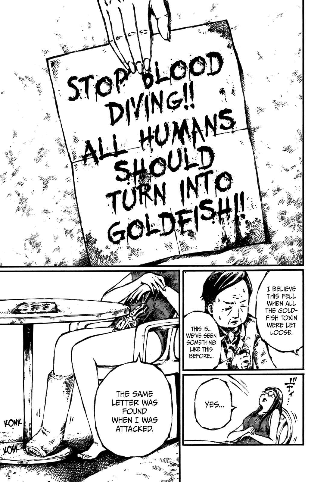 Page 3 Chapter 12 Blood Diver Ringo and the Fishbowl Man
