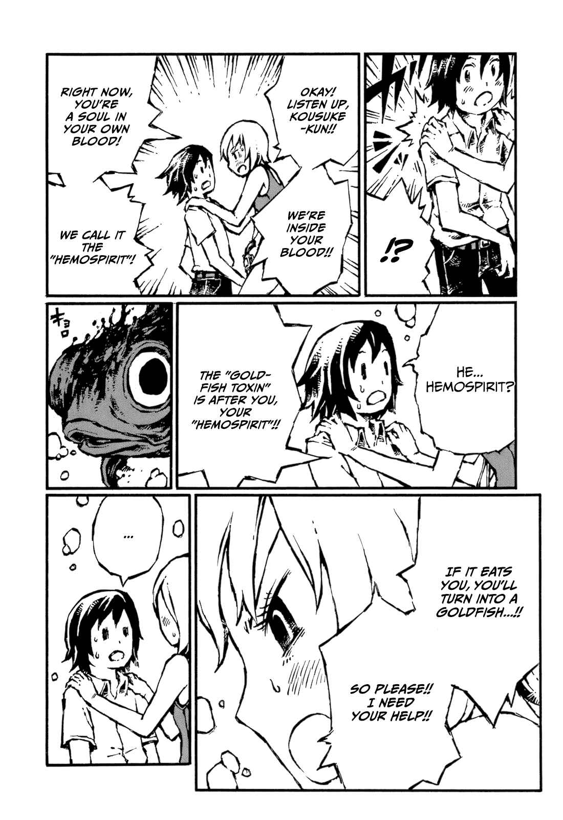 Page 12 Chapter 3 Blood Diver Ringo and the Fishbowl Man