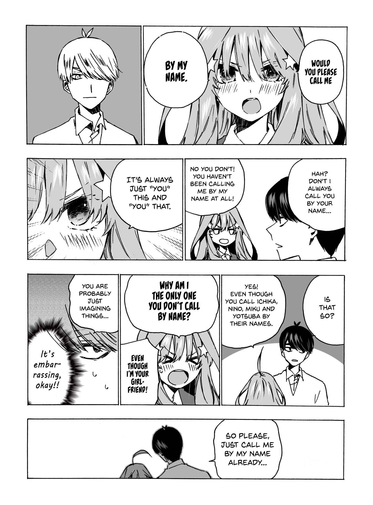 Page 1 Chapter 38 5Toubun no Hanayome - Edamames 5Toubun no Hanayome Collection (Doujinshi)