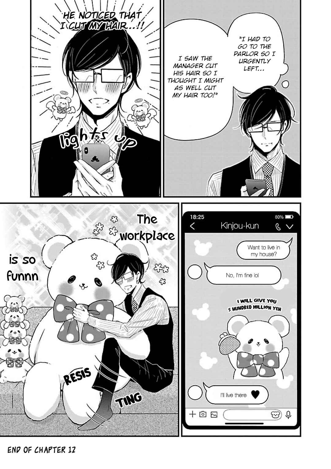 Page 8 Chapter 12 Atarashii Joushi wa Dotennen