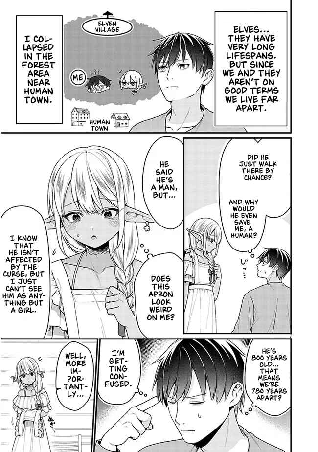 Page 8 Chapter Unknown_c482 Josou Loli Jijii Dark Elf to Onnanoko ni Kirawareru Noroi o Motsu Ningen