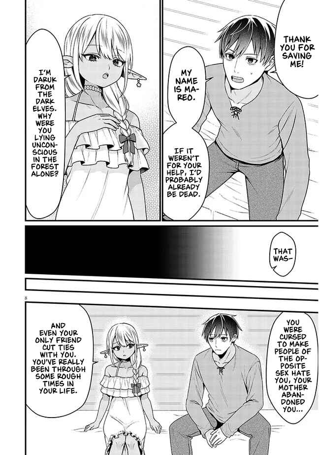 Page 9 Chapter Unknown_c482 Josou Loli Jijii Dark Elf to Onnanoko ni Kirawareru Noroi o Motsu Ningen