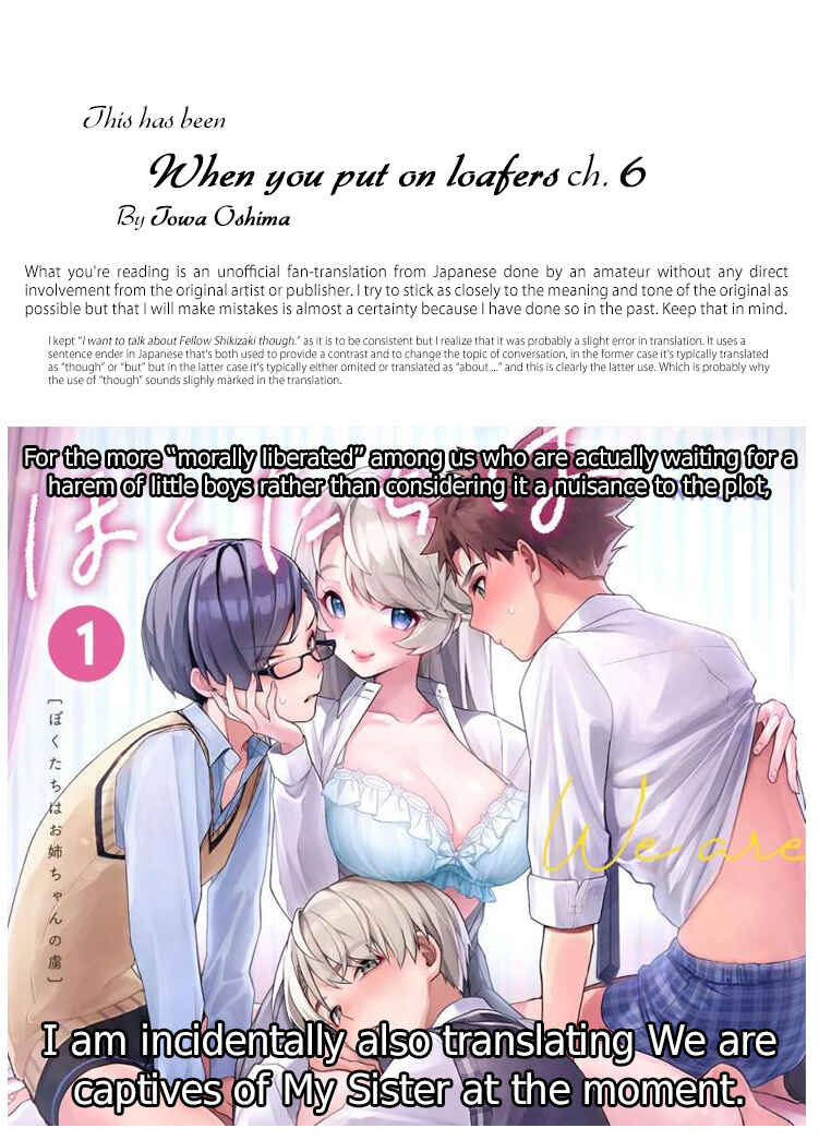 Page 37 Chapter 6 When You put on Loafers