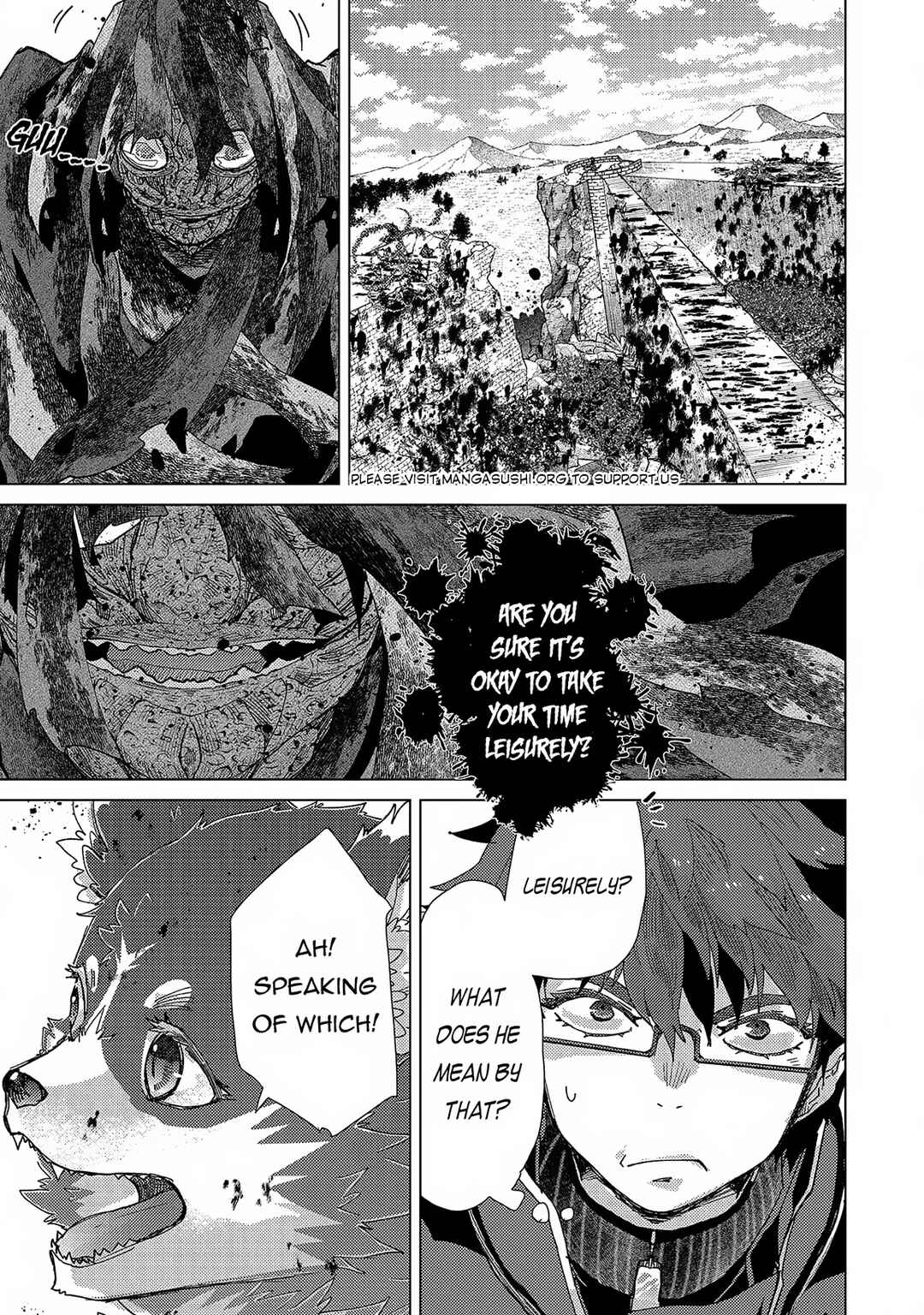 Page 6 Chapter 58 Yuukyuu no Gusha Asley no, Kenja no Susume - to, Pochi no Daibouken