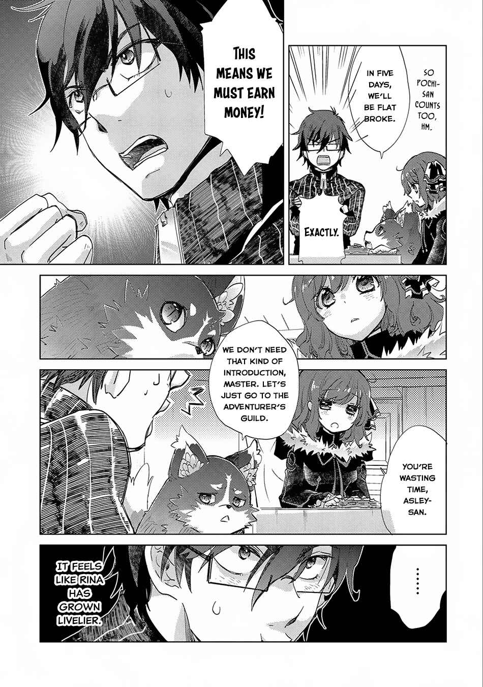 Page 4 Chapter 14 Yuukyuu no Gusha Asley no, Kenja no Susume - to, Pochi no Daibouken