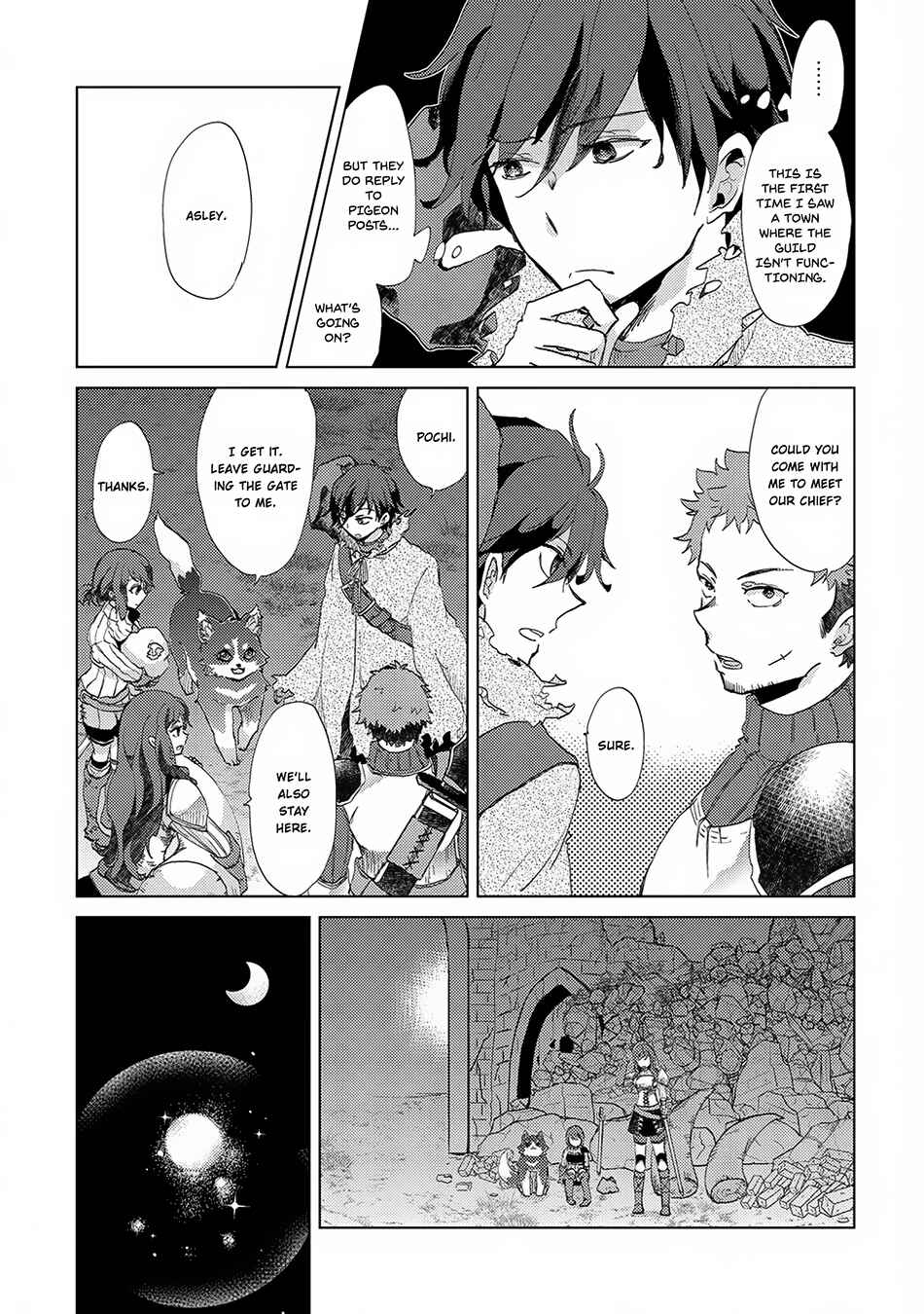 Page 4 Chapter 4 Yuukyuu no Gusha Asley no, Kenja no Susume - to, Pochi no Daibouken