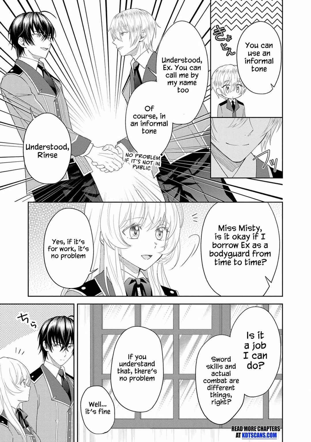 Page 10 Chapter 3 Kishi Danchou no Musuko wa Akuyaku Reijou wo Dekiai suru